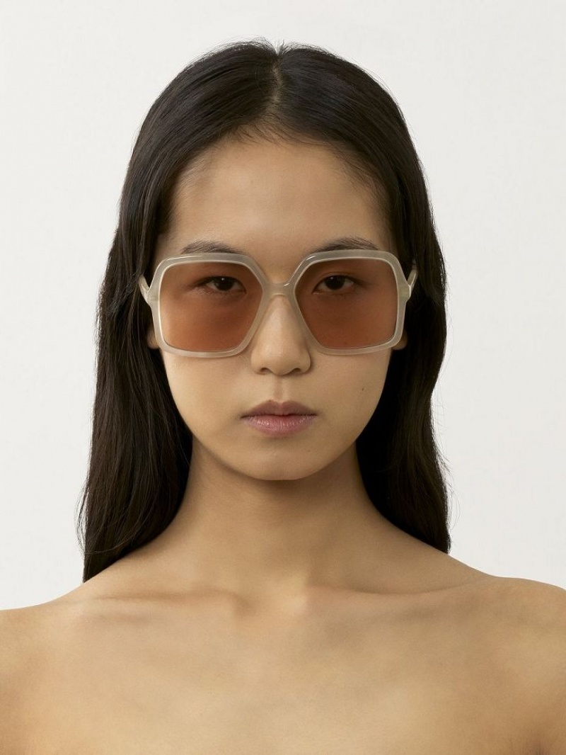 Chloe Zelie Zonnebril Wit | CHE-SR14516