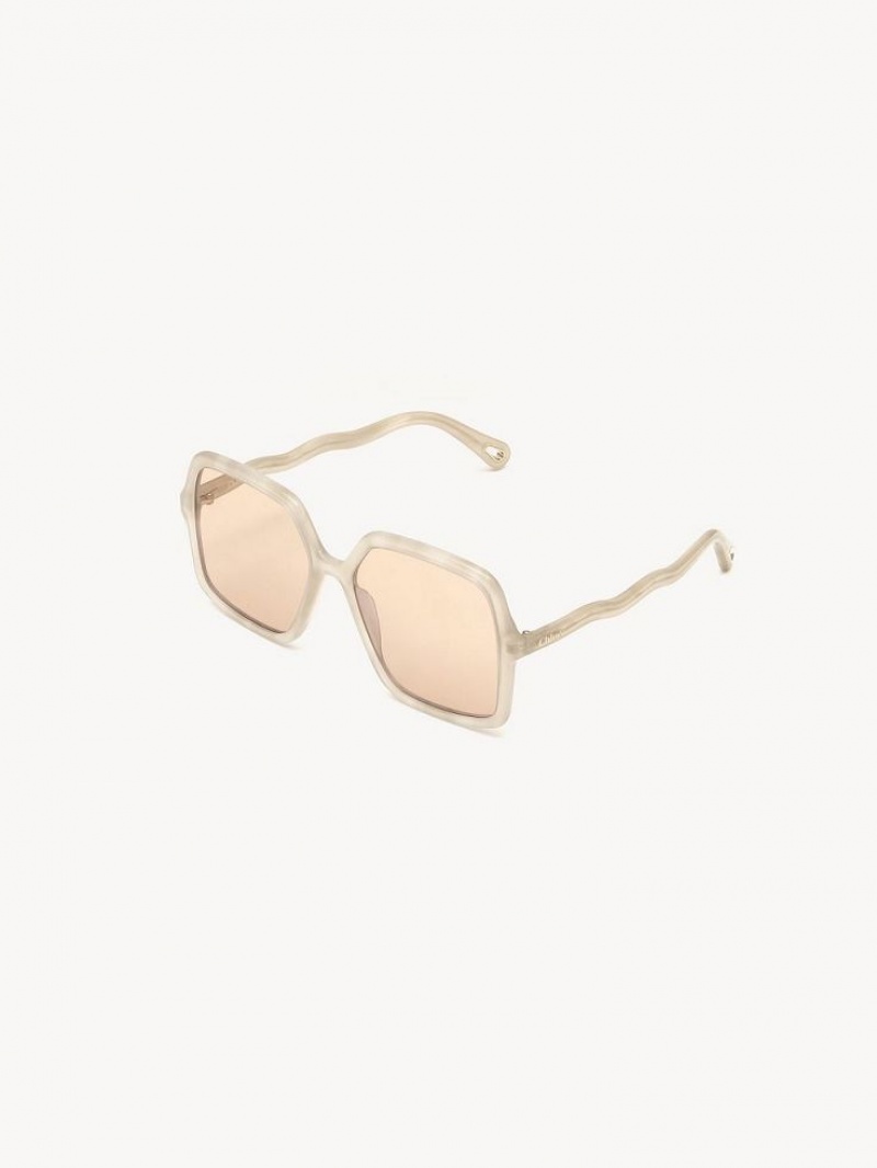 Chloe Zelie Zonnebril Wit | CHE-SR14516