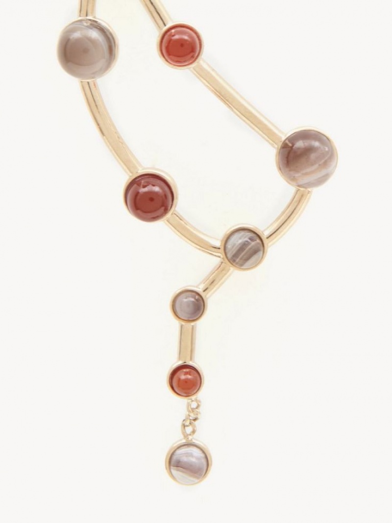 Chloe Zodiac Leo Oorbellen Gekleurd | CHE-SR14399
